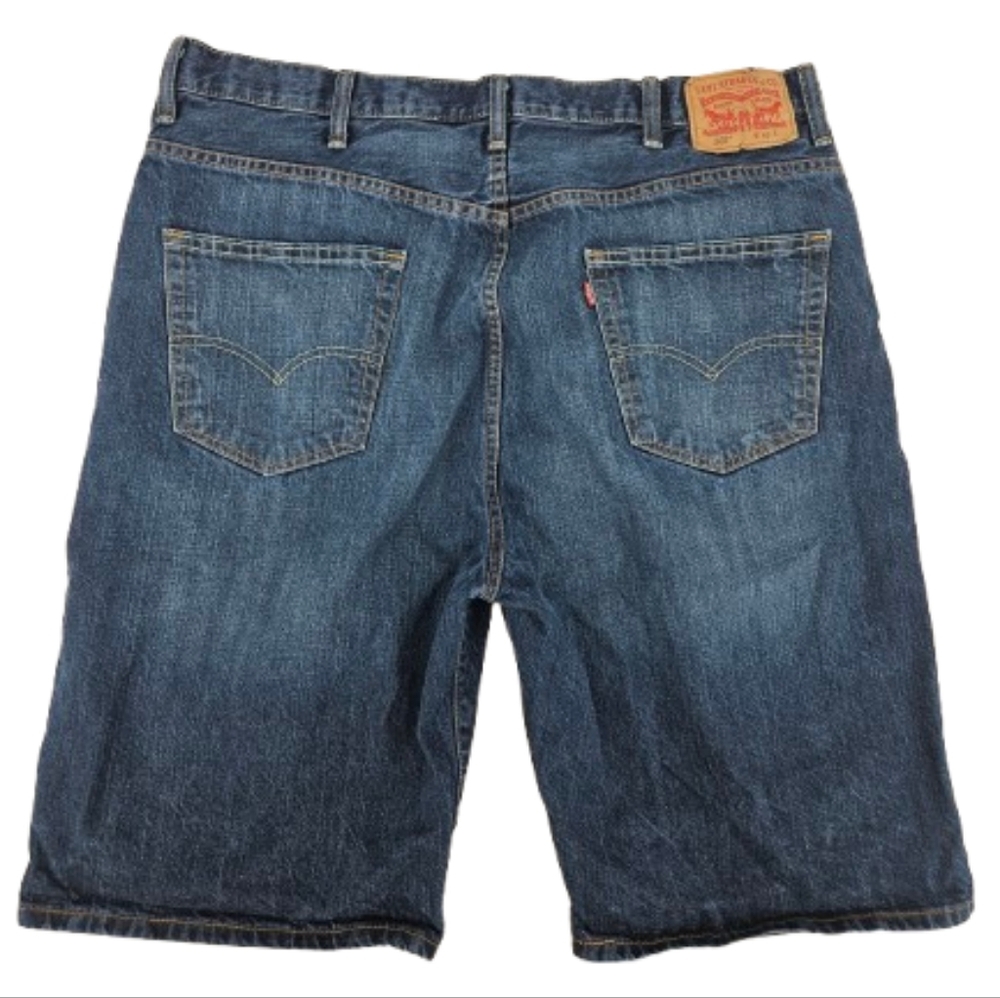 Levi’s 569 Loose Straight Denim Shorts Men’s 40 Blue Jean Shorts Classic Fit